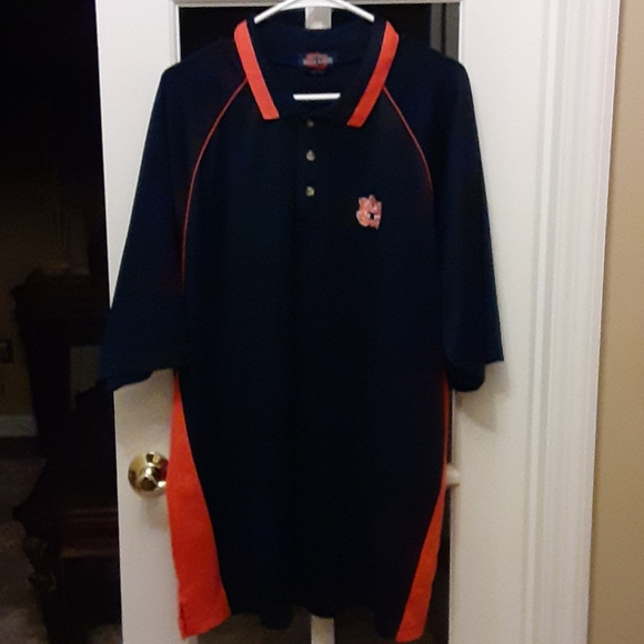 College Classics Other - College Classics MoistureWear AUBURN TIGERS polo orange blue short slv XXL  EUC…